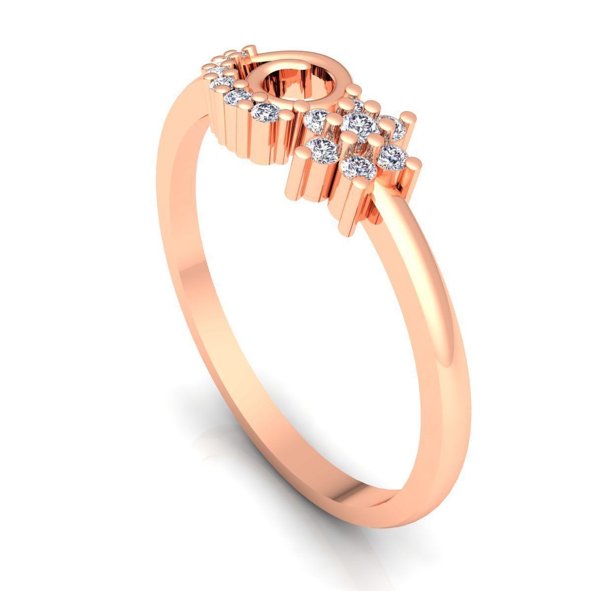 Diamond Ring 3d Model print  3D print model_10