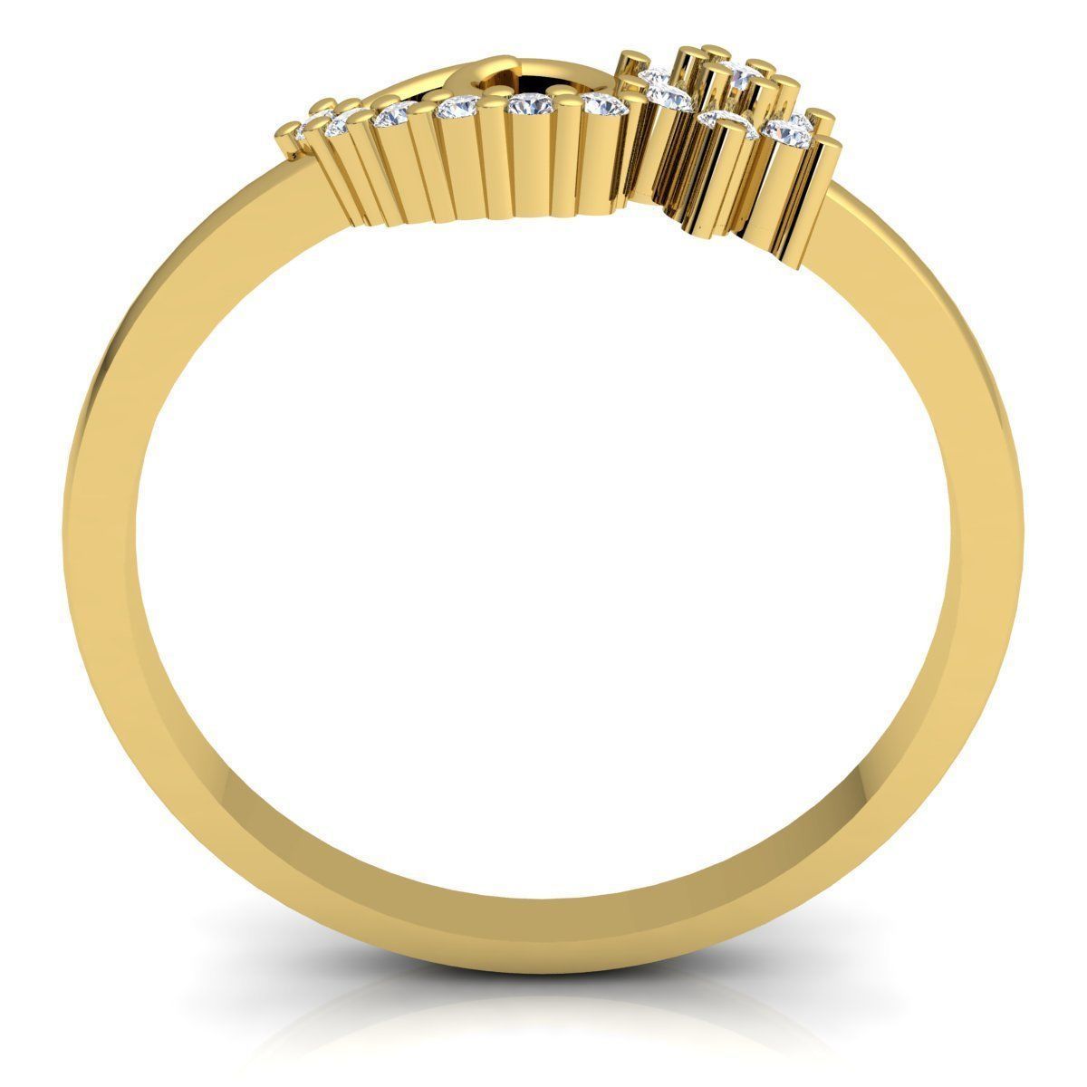 Diamond Ring 3d Model print  3D print model_3