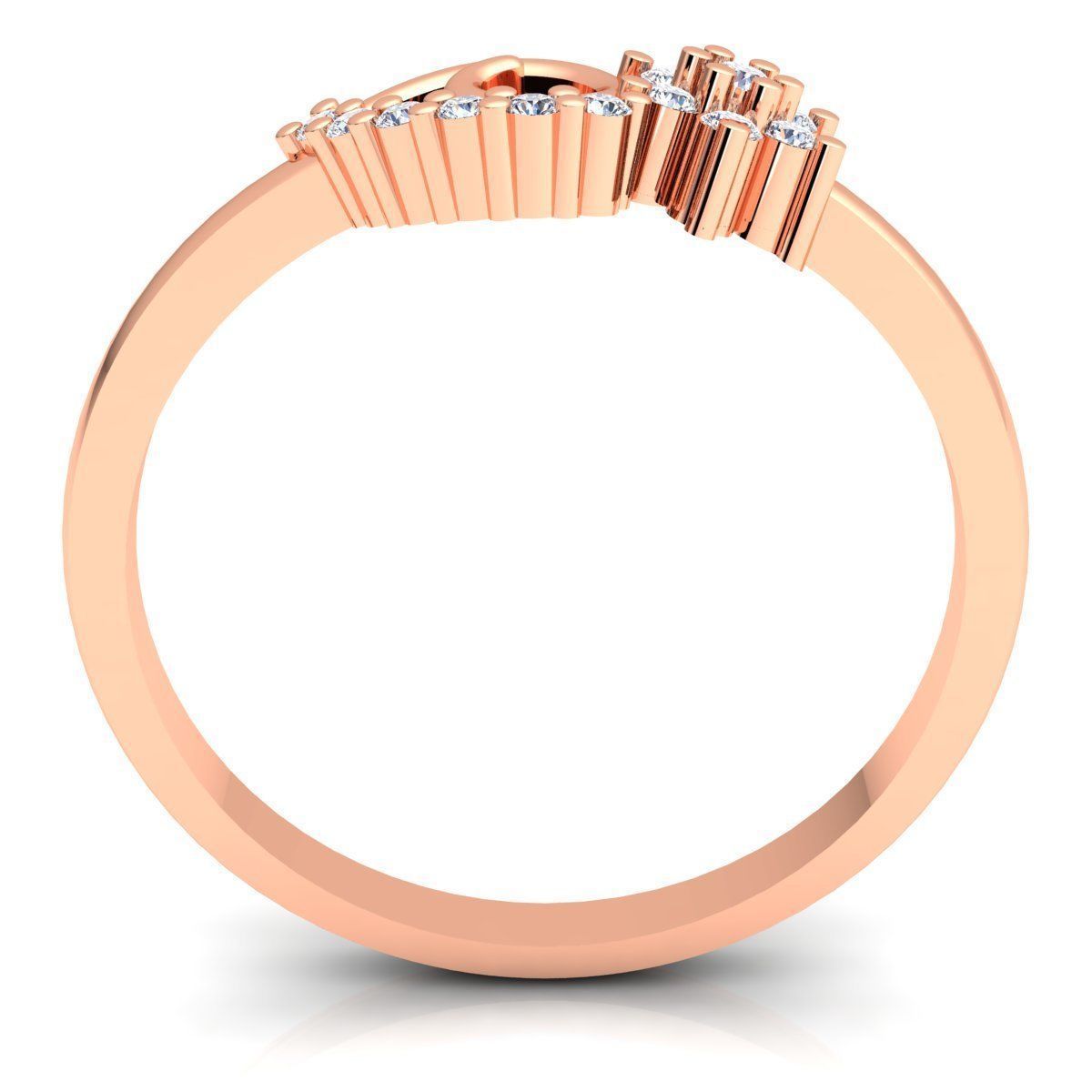 Diamond Ring 3d Model print  3D print model_4