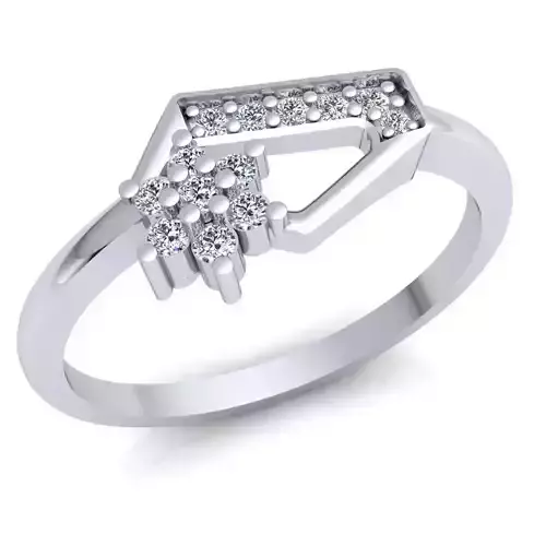 New Royal Diamond Ring 3d Model print Free 3D print model