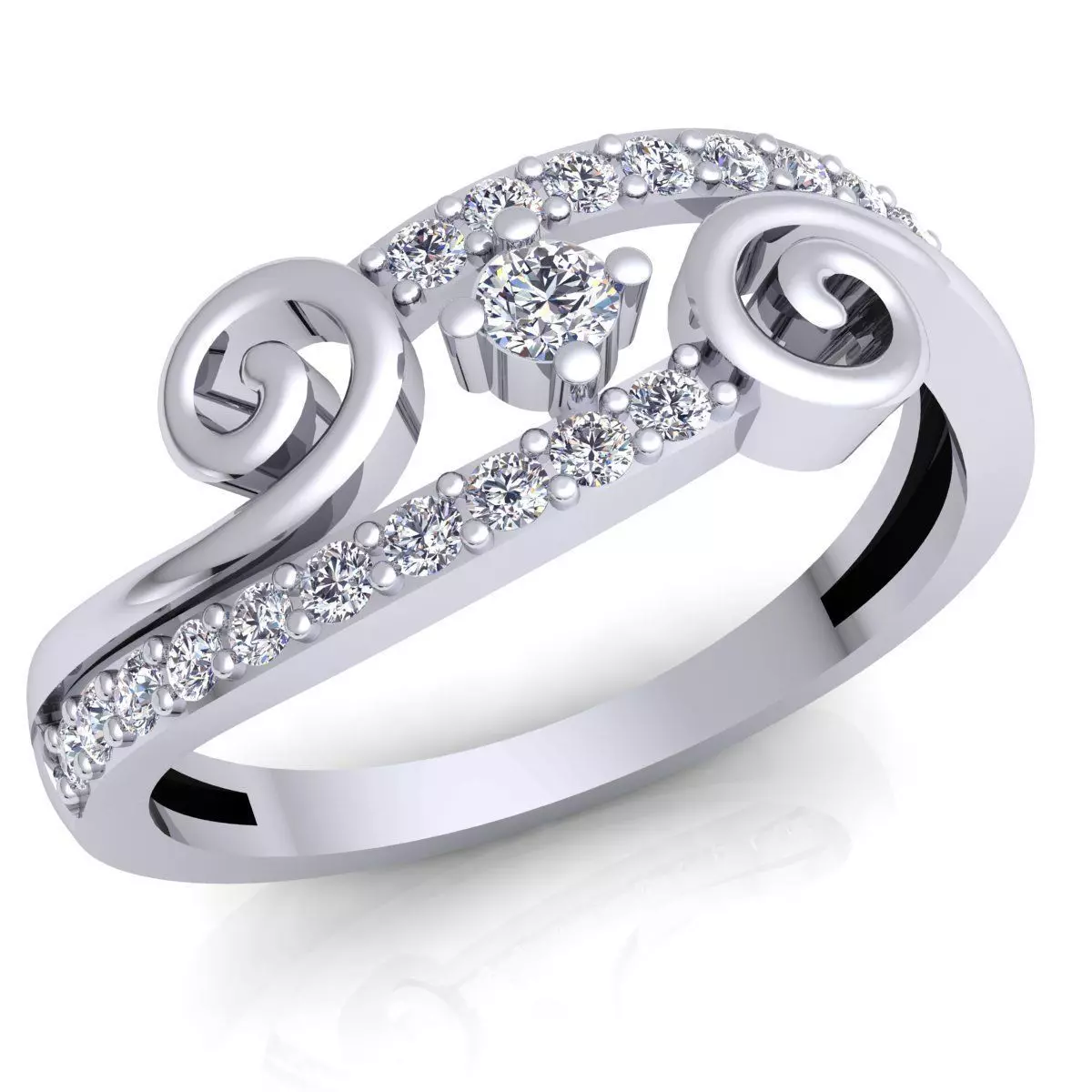 Diamond Ring 3d Model print  3D print model_0