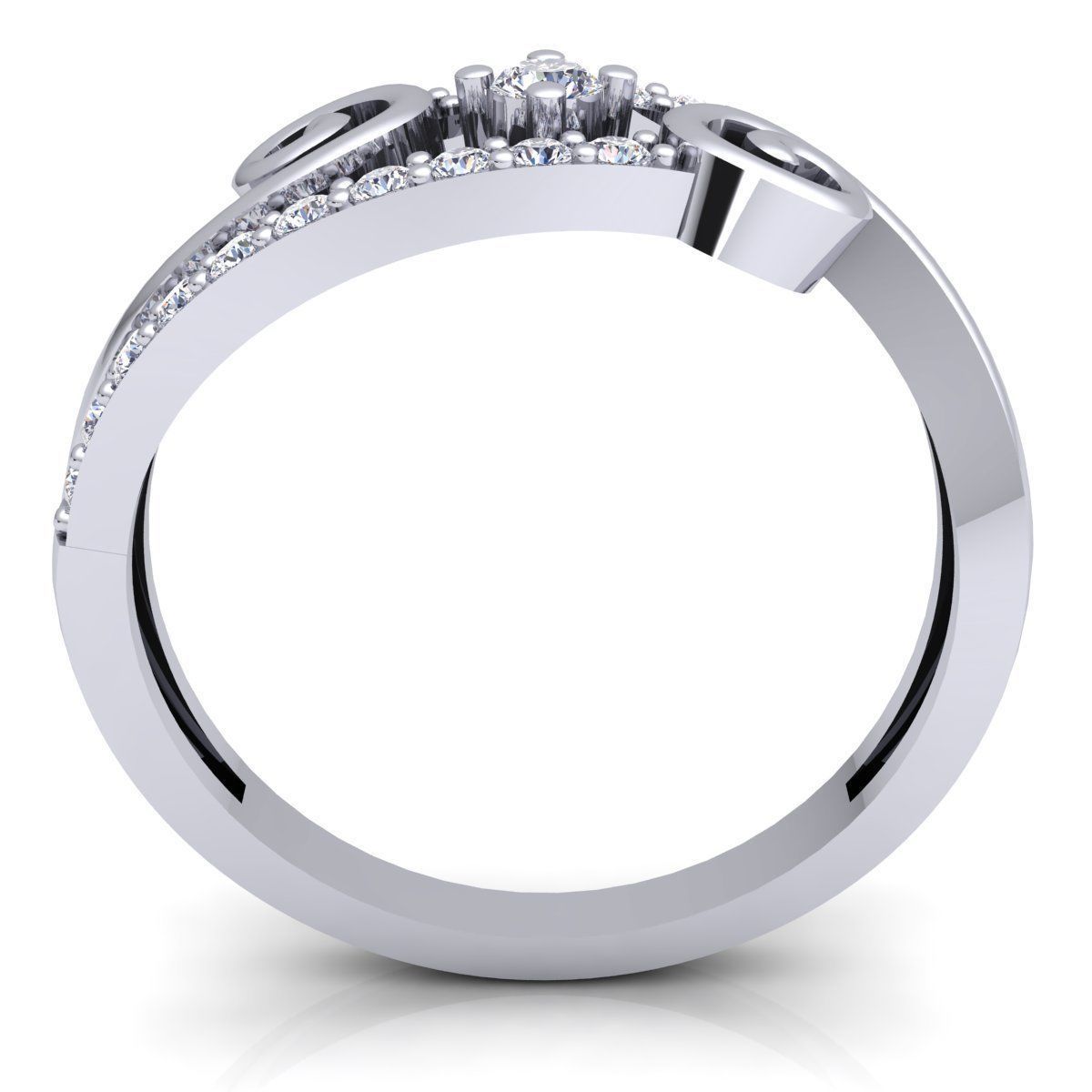 Diamond Ring 3d Model print  3D print model_5