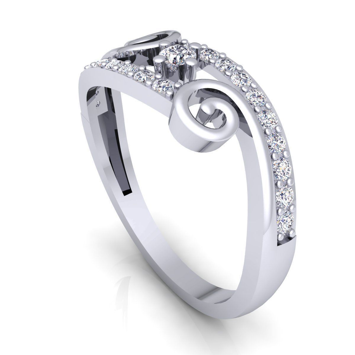 Diamond Ring 3d Model print  3D print model_11