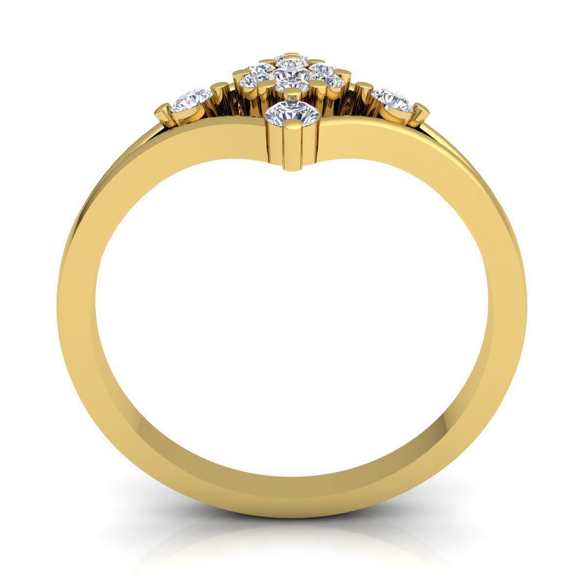 Diamond Ring 3d Model print  3D print model_3