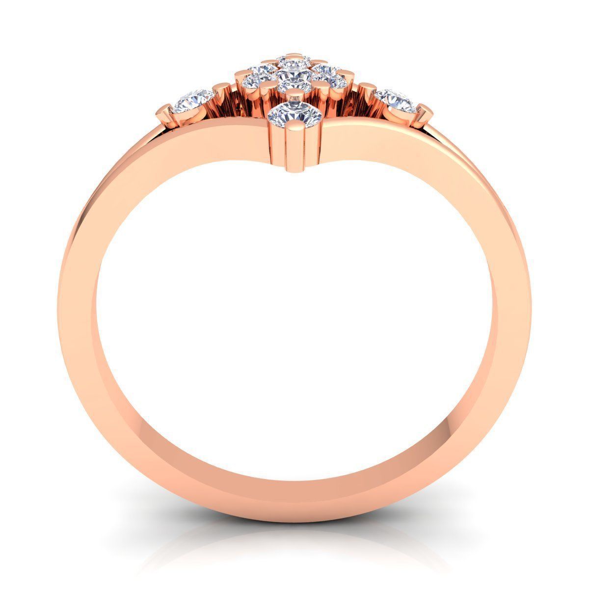 Diamond Ring 3d Model print  3D print model_4