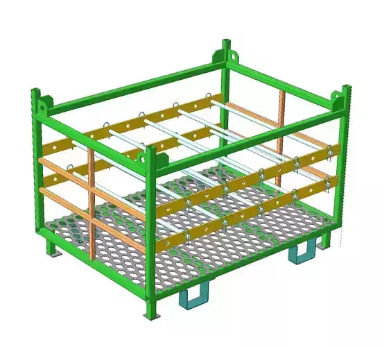 Container for components 3D model