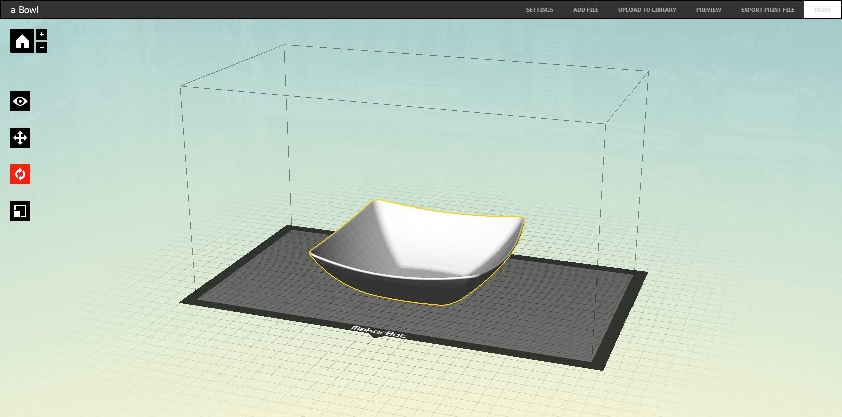 Kitchen Bowl 3D print model_20