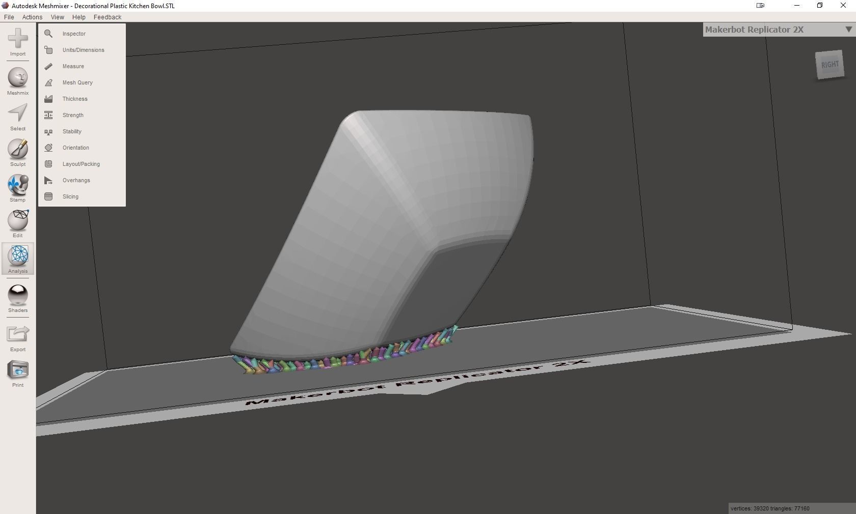 Kitchen Bowl 3D print model_26