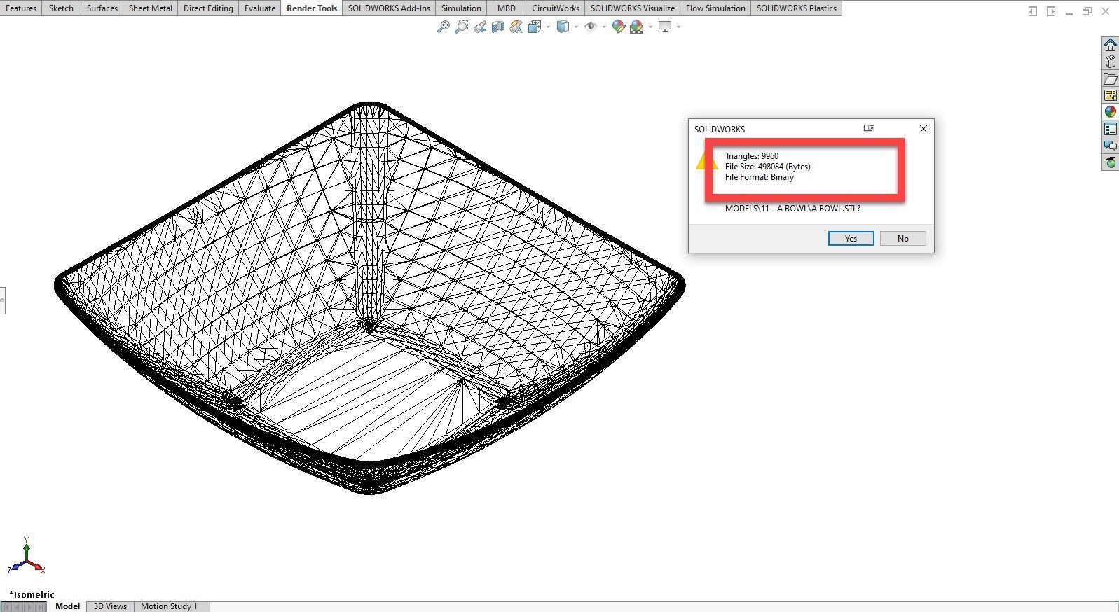 Kitchen Bowl 3D print model_17