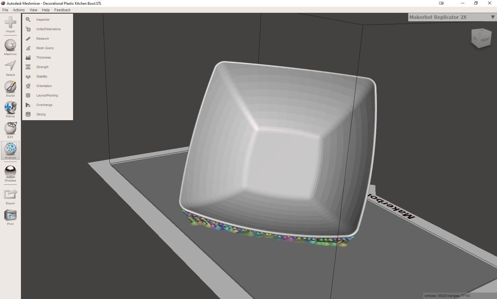 Kitchen Bowl 3D print model_27