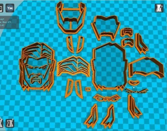 Stl file THOR cookie cutter for printing 3D print model_7