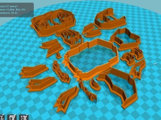 Stl file THOR cookie cutter for printing 3D print model_6
