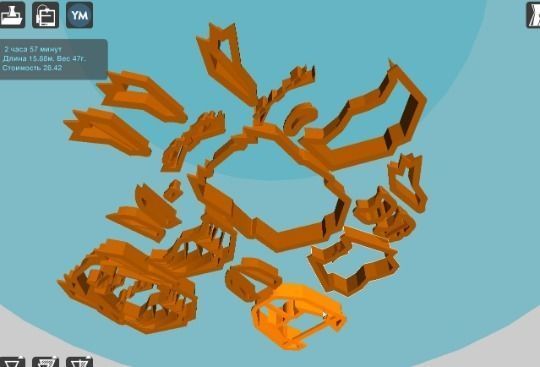 Stl file THOR cookie cutter for printing 3D print model_5