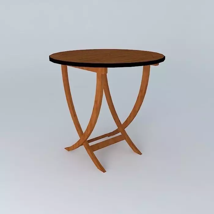 Outdoor table Free 3D model_0