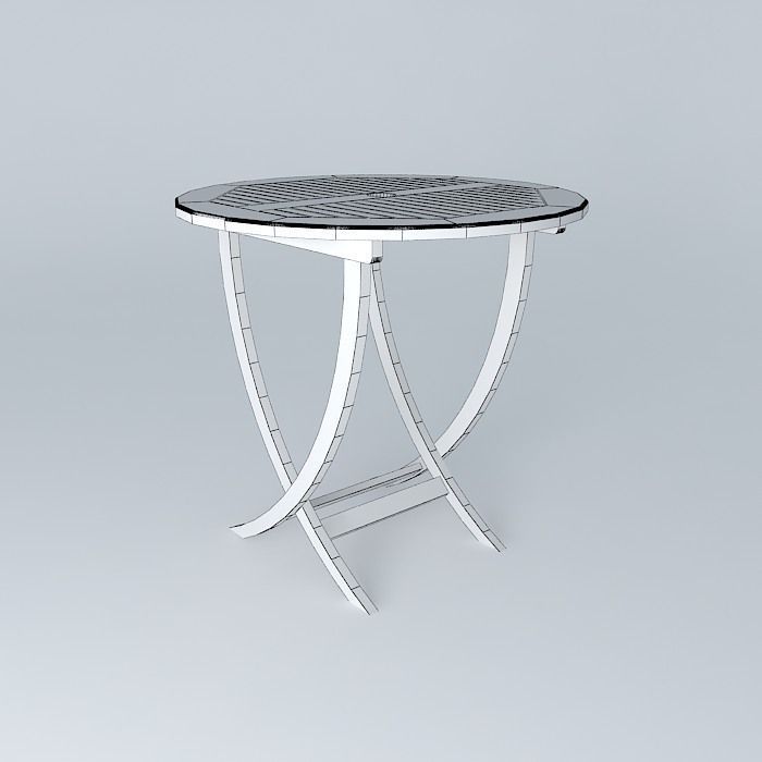 Outdoor table Free 3D model_3
