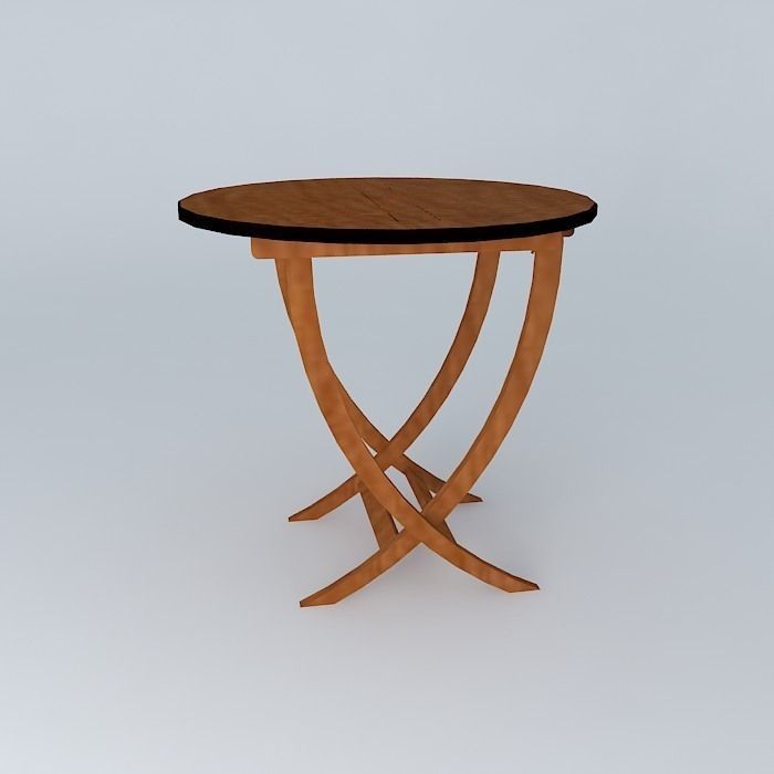 Outdoor table Free 3D model_2