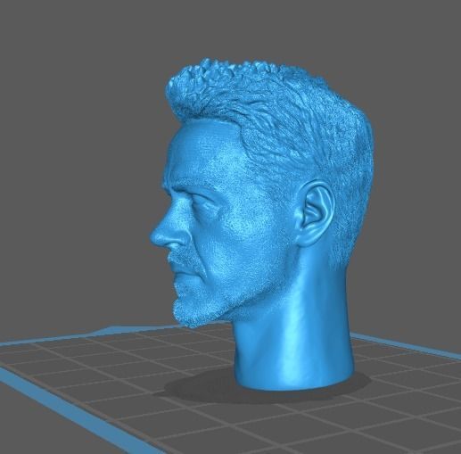 Tony stark head 3D print model_2