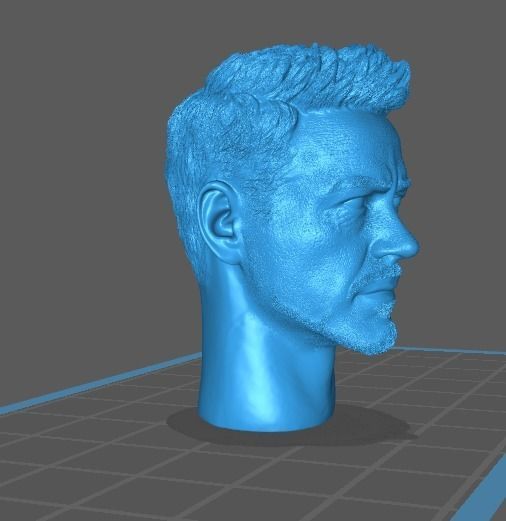 Tony stark head 3D print model_3