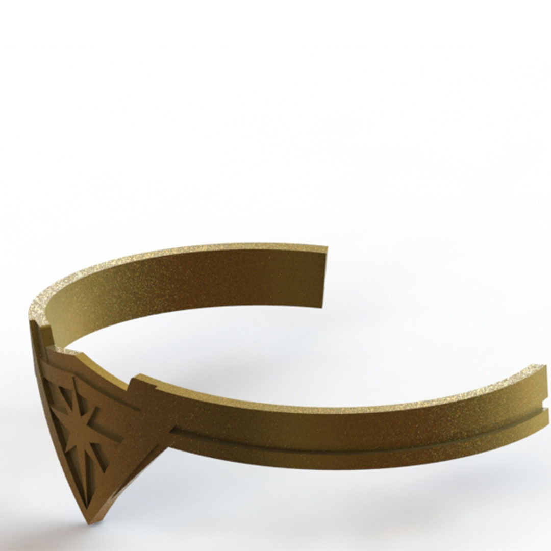 Wonder Woman Tiara 3D print model_2