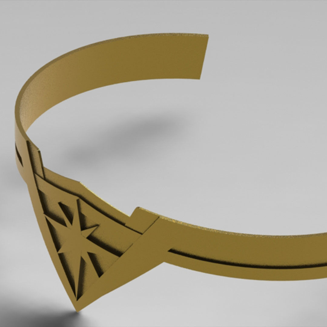 Wonder Woman Tiara 3D print model_1