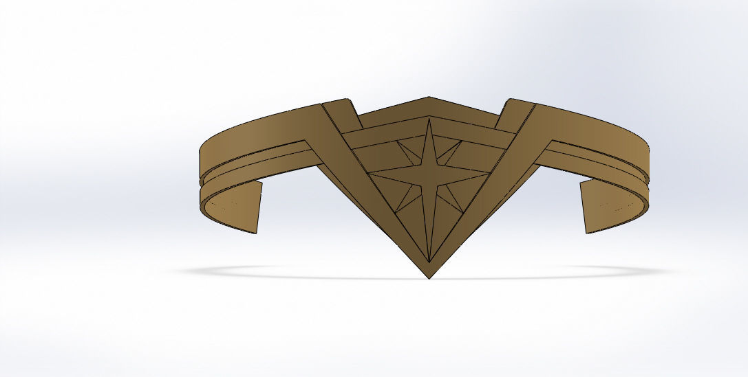 Wonder Woman Tiara 3D print model_6