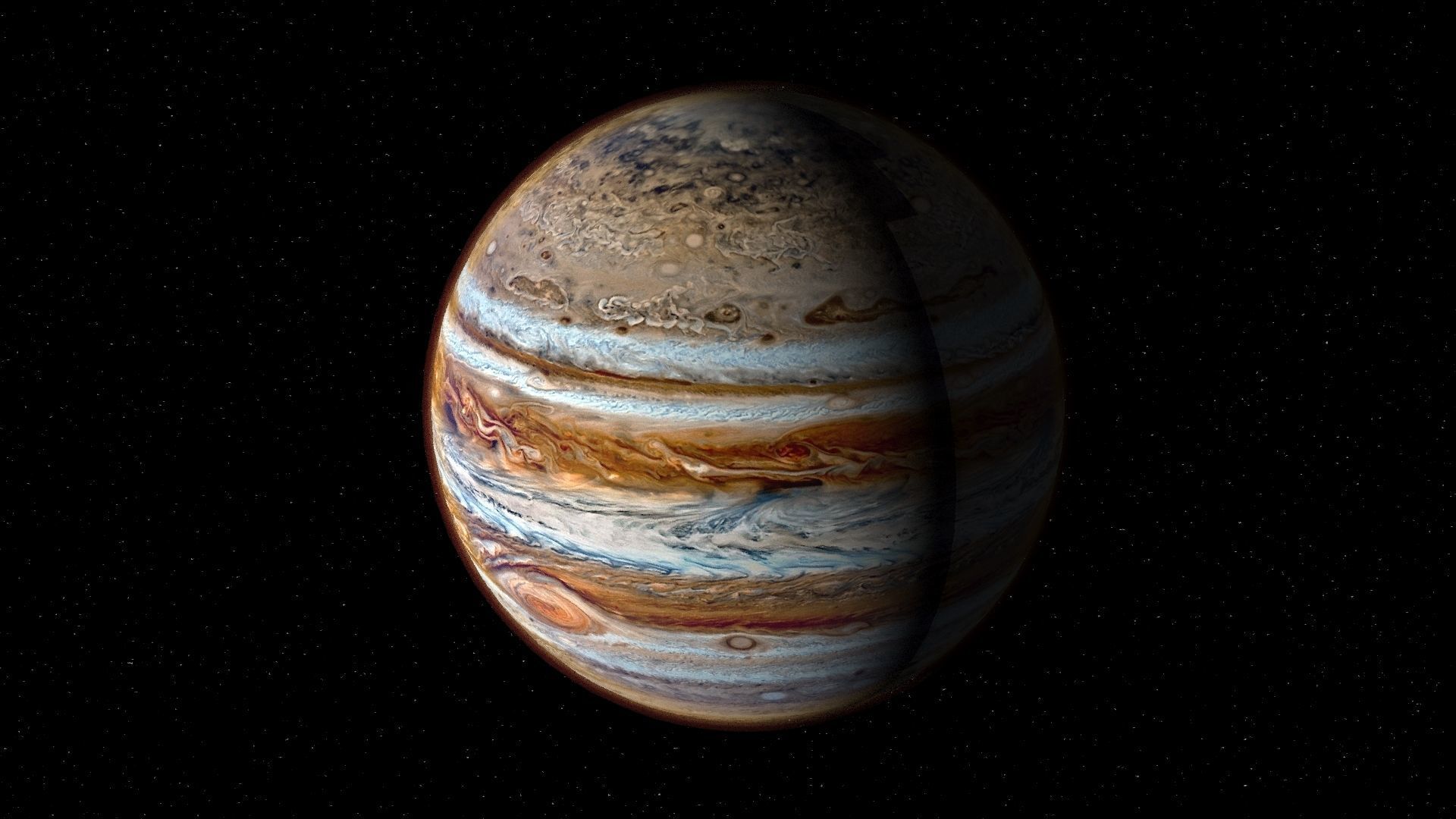 Jupiter 3d max corona rander model 3D model_4