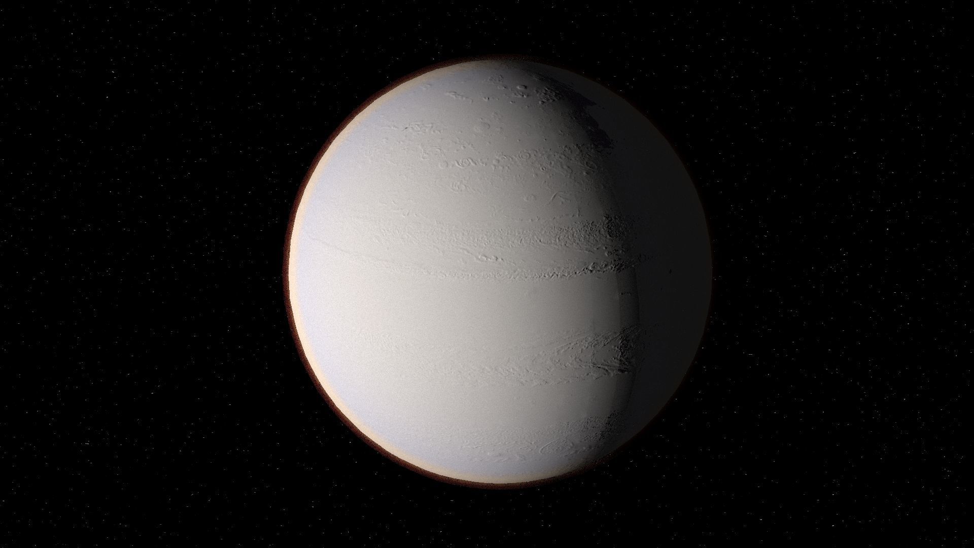 Jupiter 3d max corona rander model 3D model_17