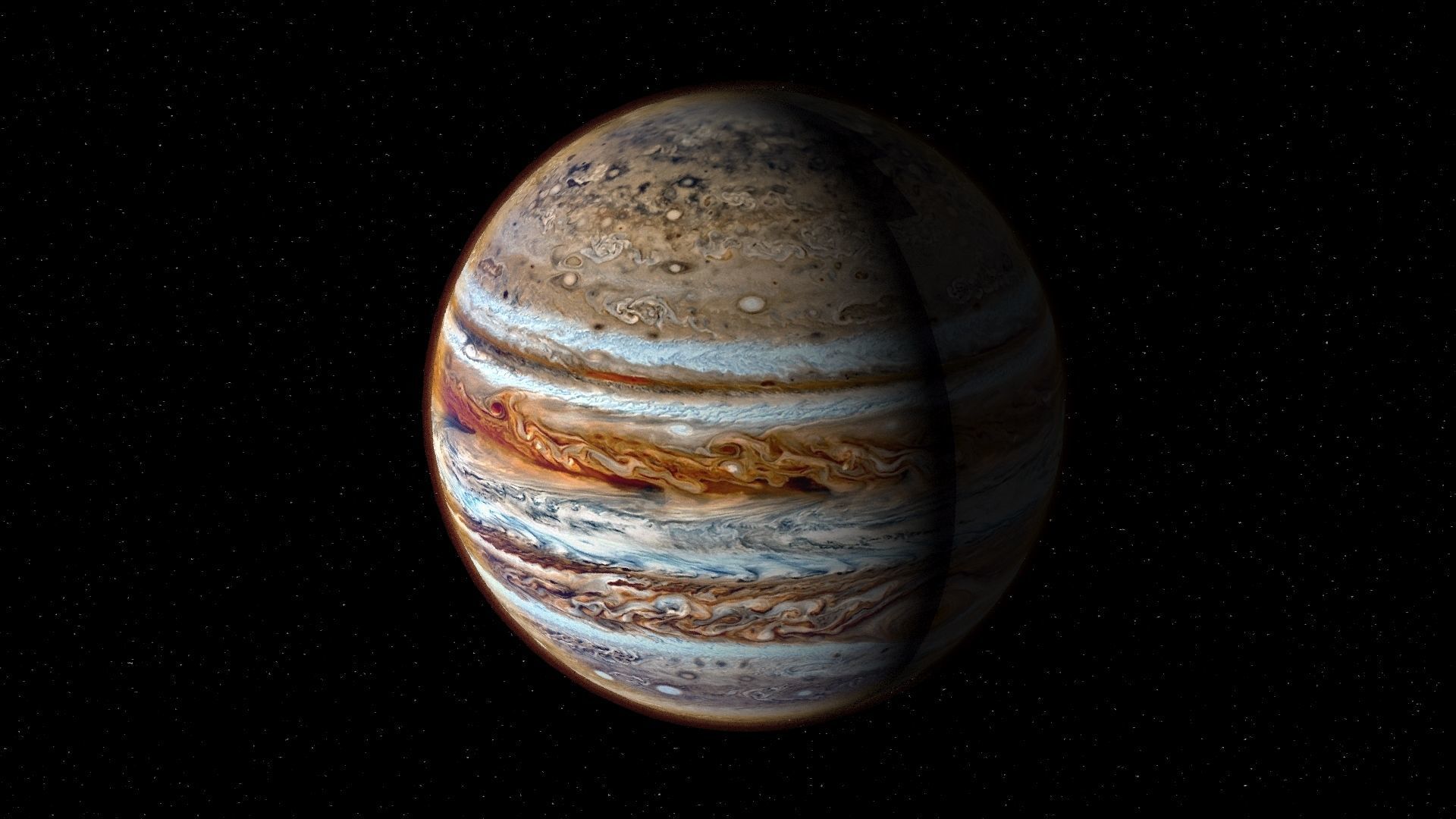 Jupiter 3d max corona rander model 3D model_24