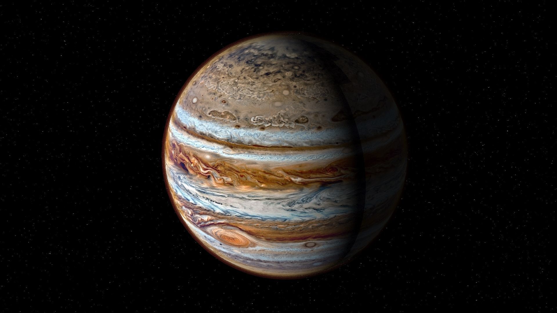 Jupiter 3d max corona rander model 3D model_2