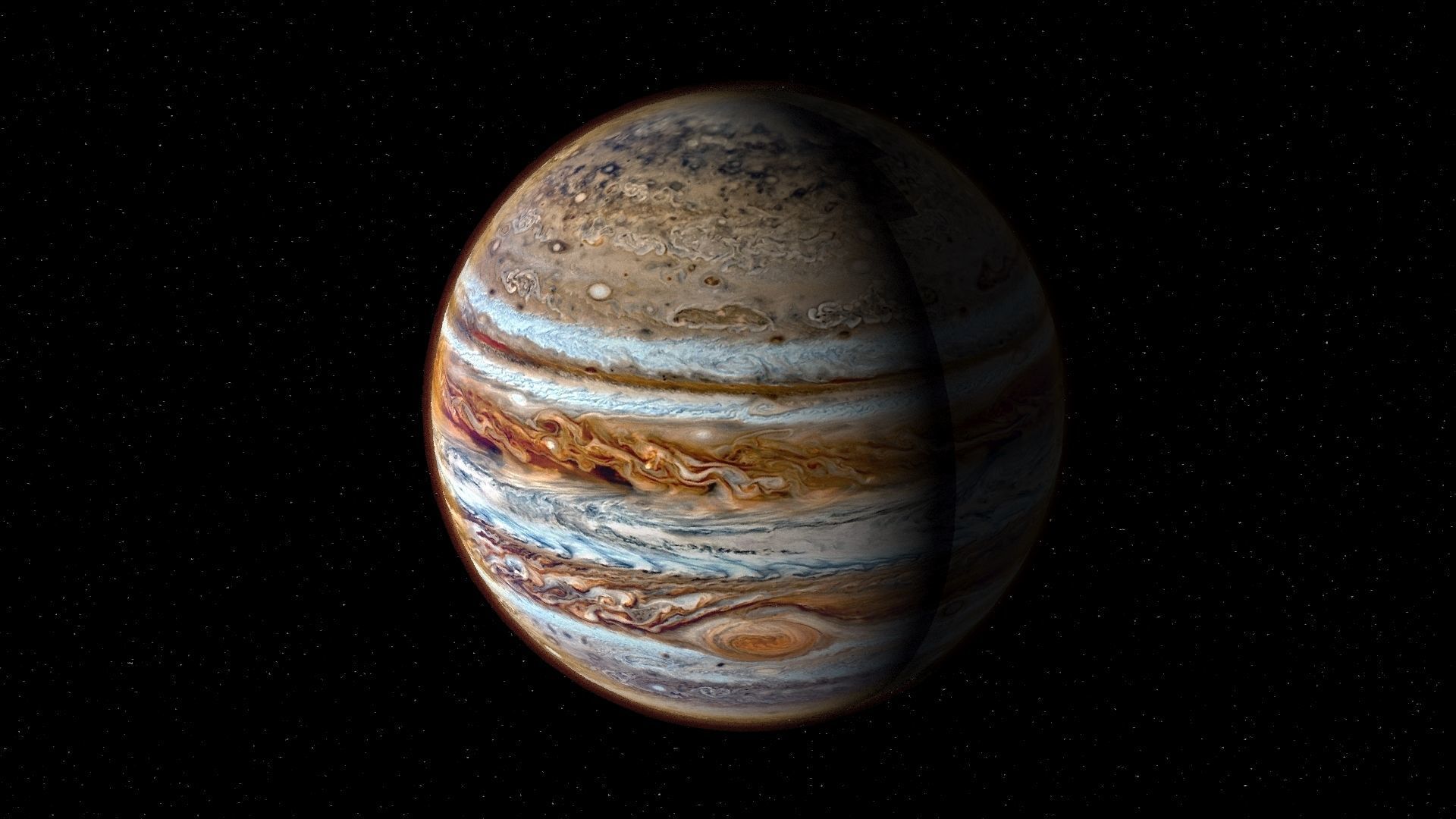 Jupiter 3d max corona rander model 3D model_28