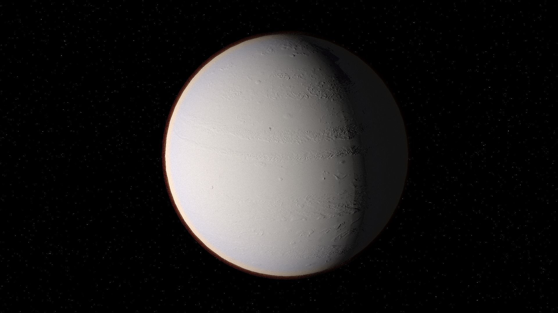 Jupiter 3d max corona rander model 3D model_27