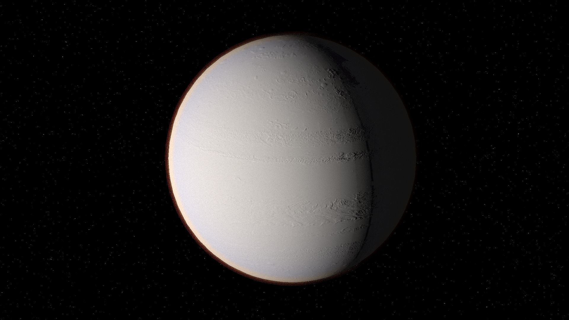 Jupiter 3d max corona rander model 3D model_21