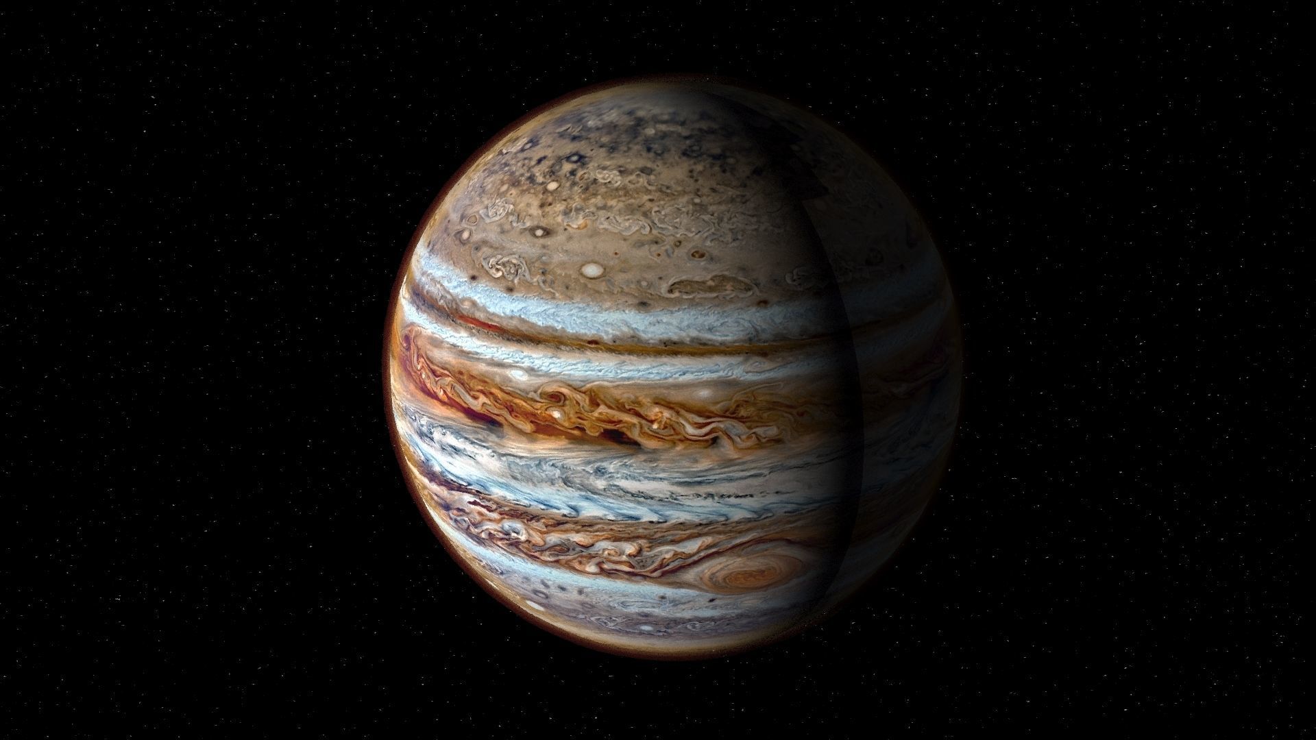 Jupiter 3d max corona rander model 3D model_26