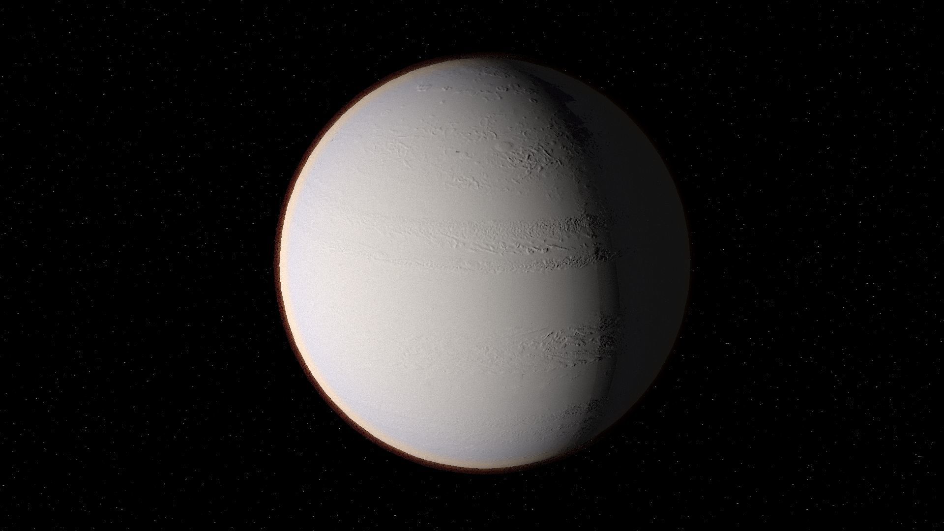 Jupiter 3d max corona rander model 3D model_11