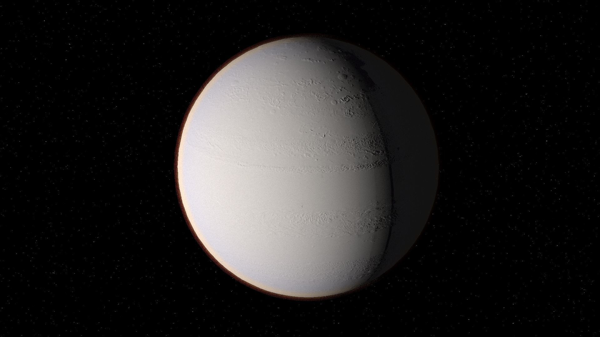 Jupiter 3d max corona rander model 3D model_15