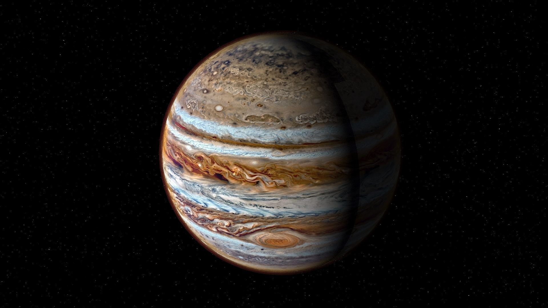 Jupiter 3d max corona rander model 3D model_30