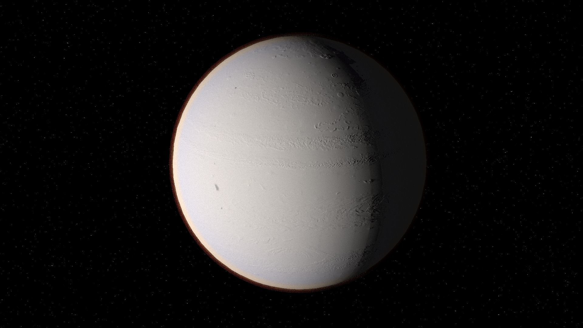 Jupiter 3d max corona rander model 3D model_32