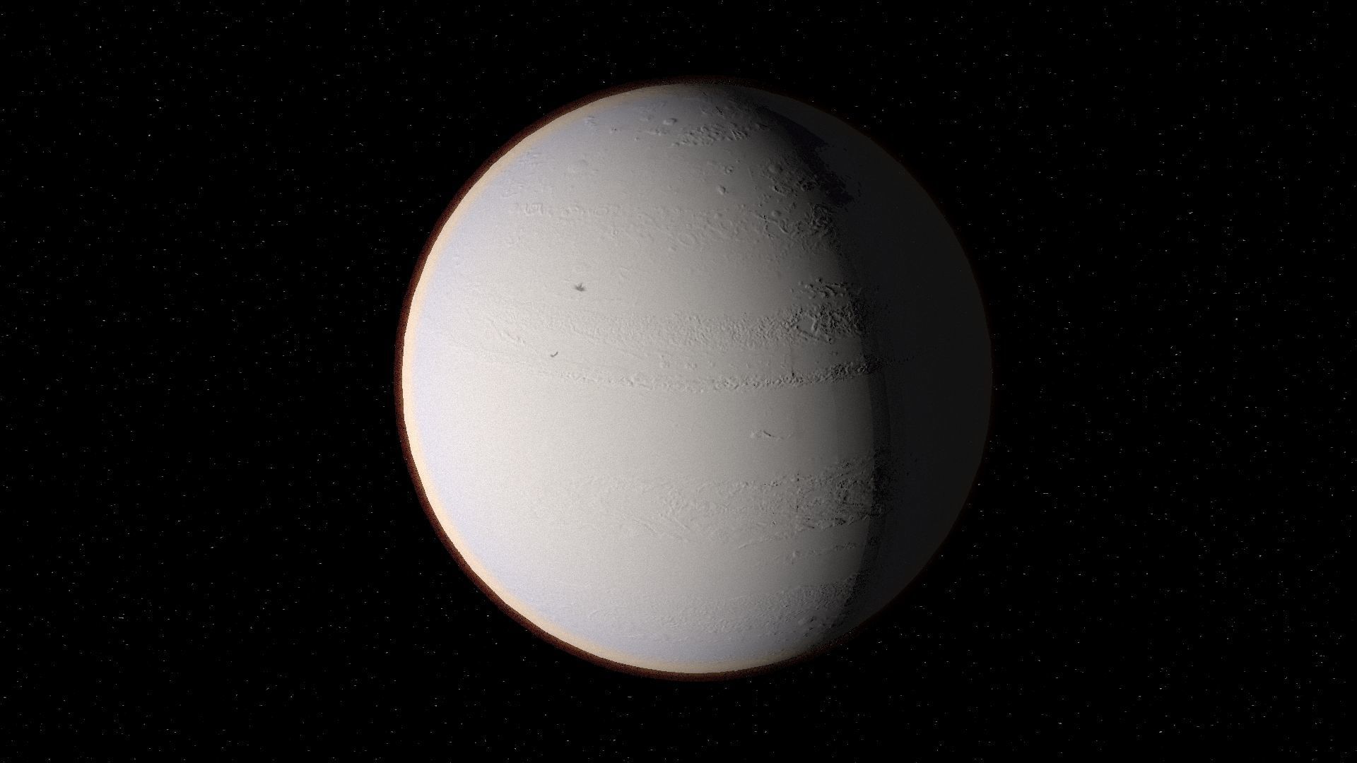 Jupiter 3d max corona rander model 3D model_19