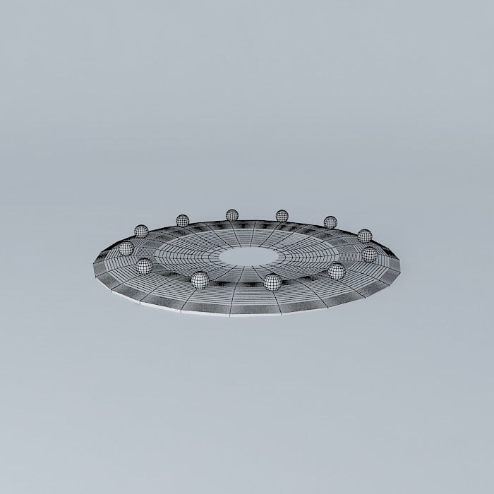 Source Plaza del Sol Free 3D model_3