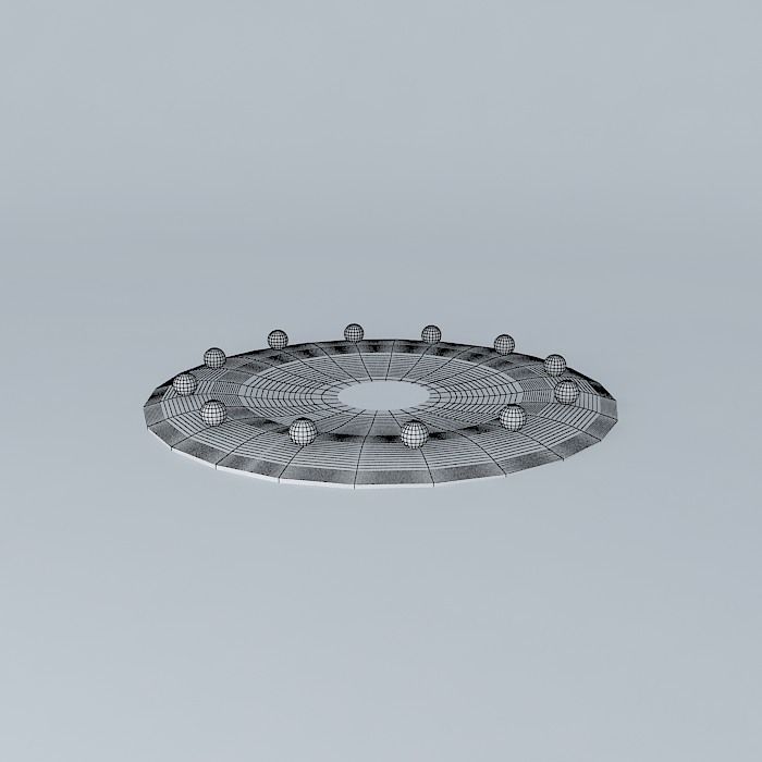 Source Plaza del Sol Free 3D model_4