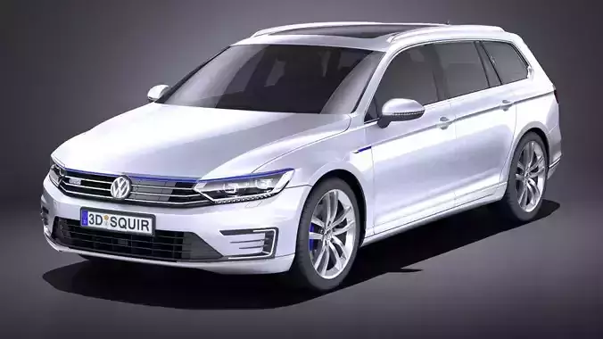 Volkswagen Passat Variant GTE 2015 VRAY