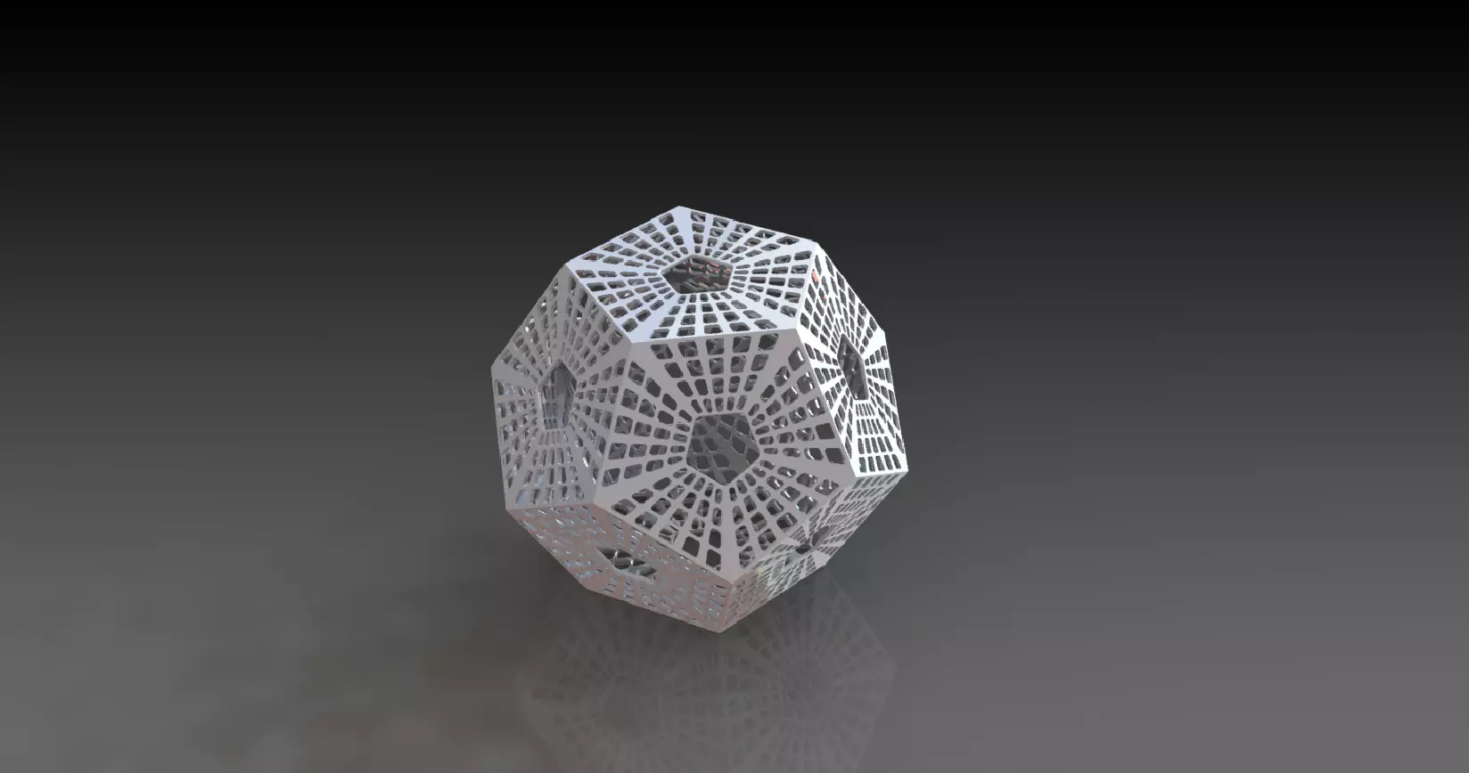 Scifi Dodecahedron 3D print model_0