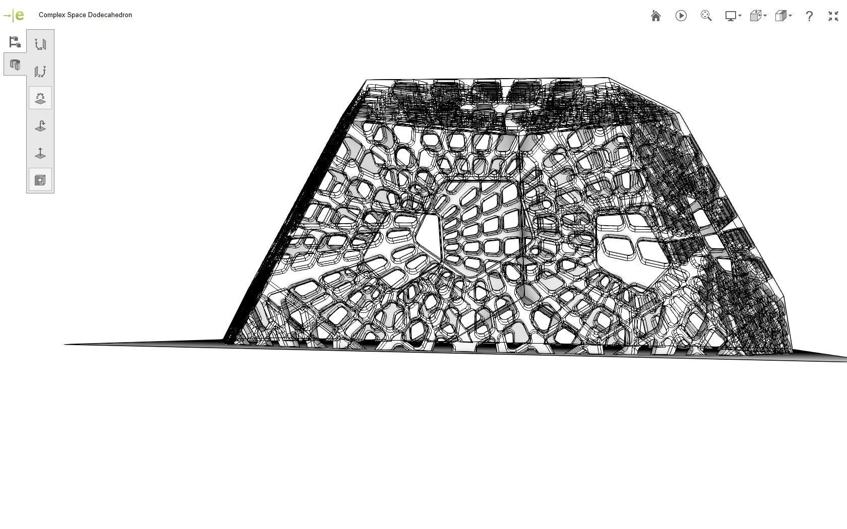 Scifi Dodecahedron 3D print model_22