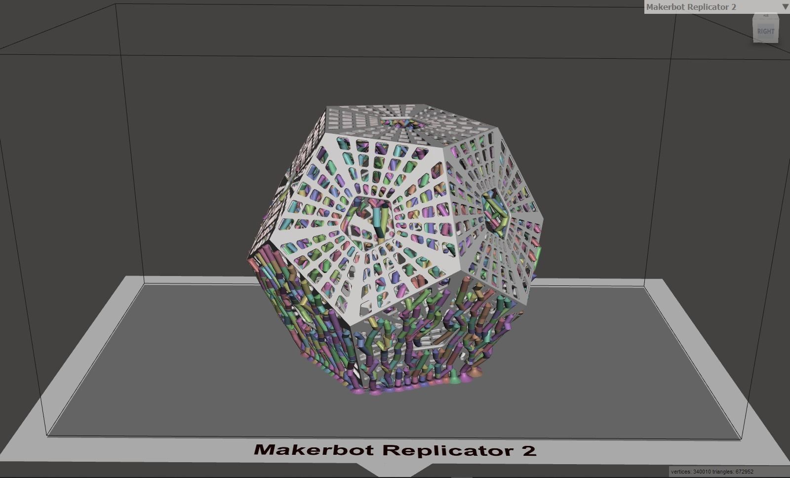 Scifi Dodecahedron 3D print model_2