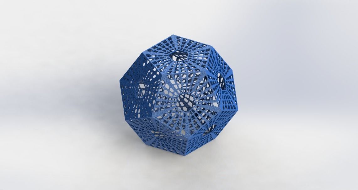 Scifi Dodecahedron 3D print model_39