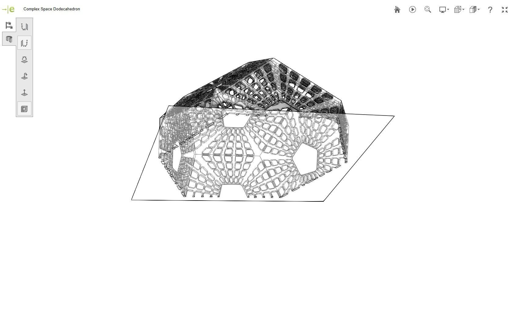 Scifi Dodecahedron 3D print model_15