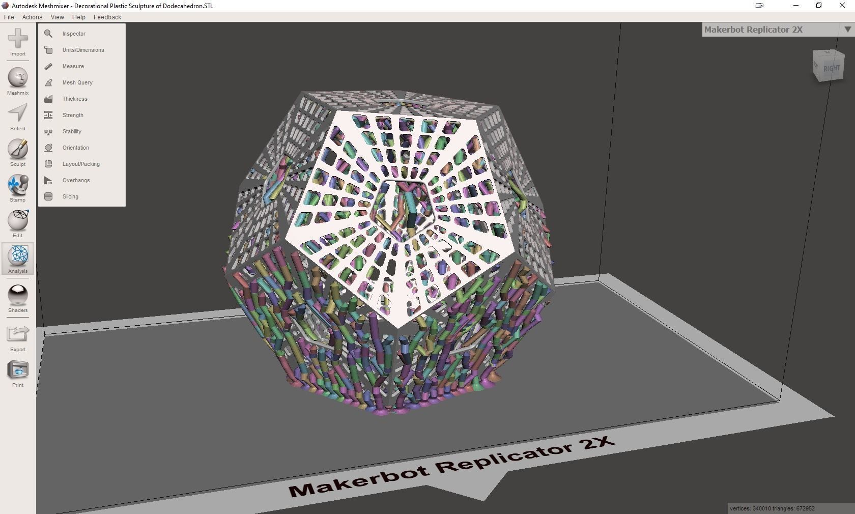 Scifi Dodecahedron 3D print model_37