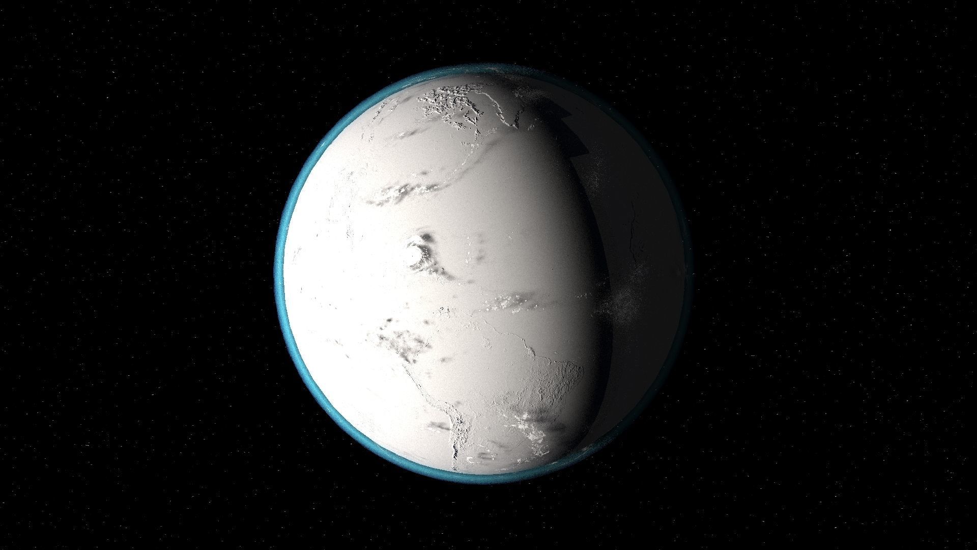 Earth 3d max corona rander  model 3D model_13
