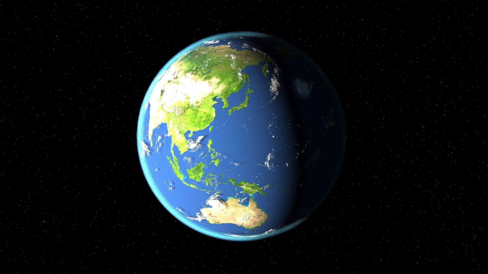 Earth 3d max corona rander  model 3D model_30