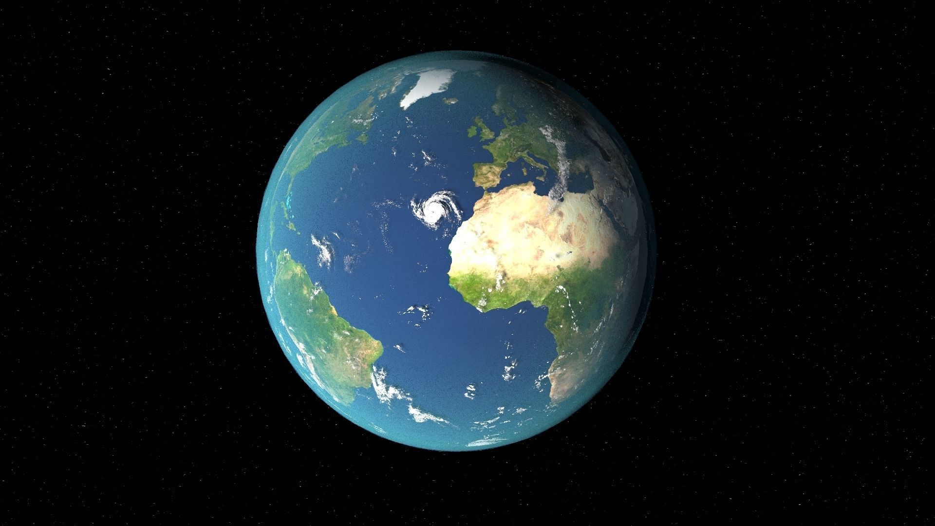 Earth 3d max corona rander  model 3D model_11